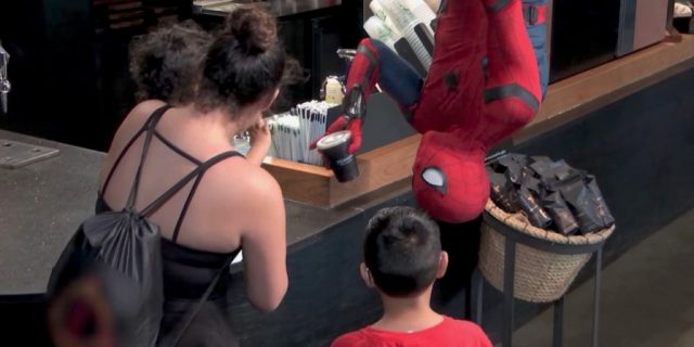spiderman prank